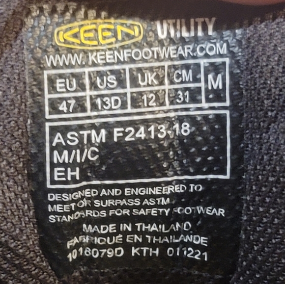 KEEN Men’s Lansing Mid Waterproof Steel Toe Work Boots SIZE 13D - Picture 7 of 7